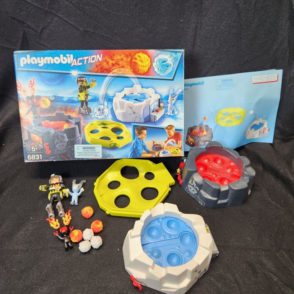 Playmobil Action Fire & Ice Action Game Building Set 6831 Complete